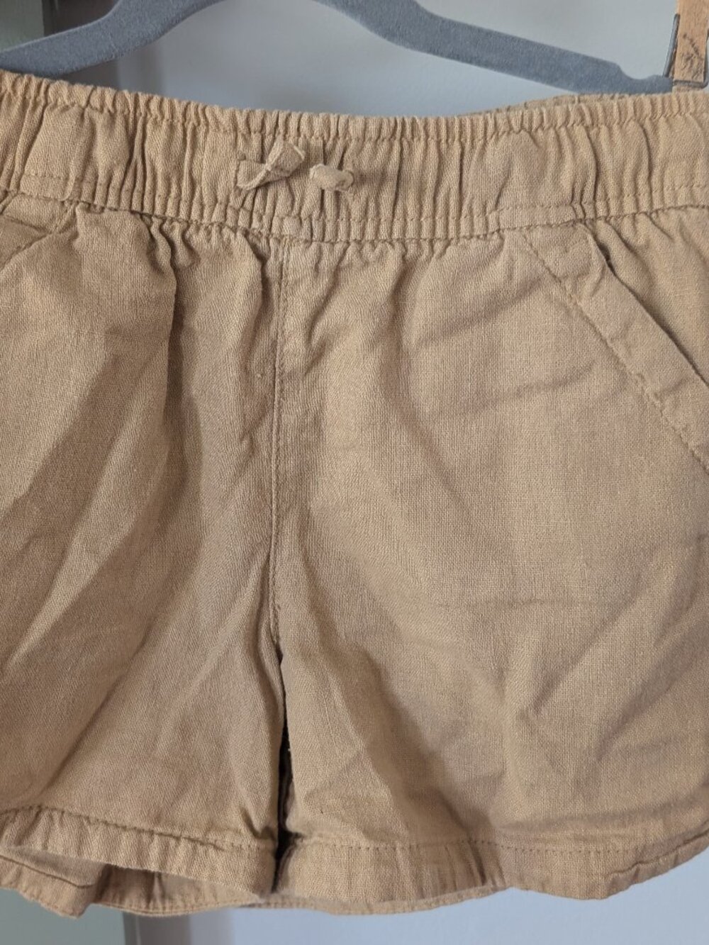 EUC Old Navy Tan Linen Shorts - Size YMD